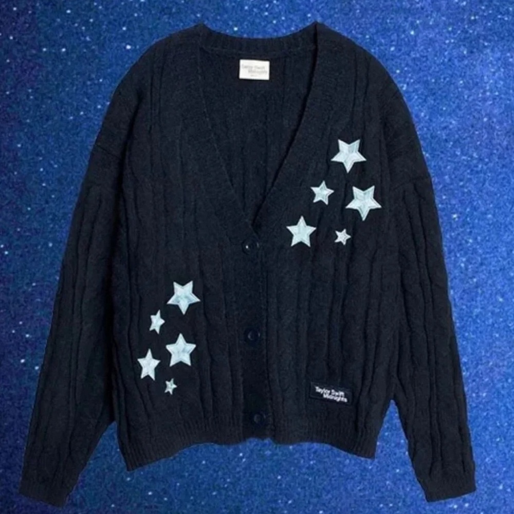 Taylor Swift midnights Cardigan with Stars: collectors item!